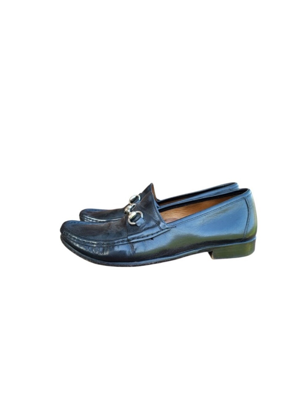 Cole Haan Pinch Horsebit Black Leather Slip Loafer Dress Shoe Horse Bit Men 10 - Picture 3 of 15